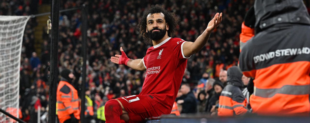 Salah nets twice as Liverpool continue title charge with Newcastle victory